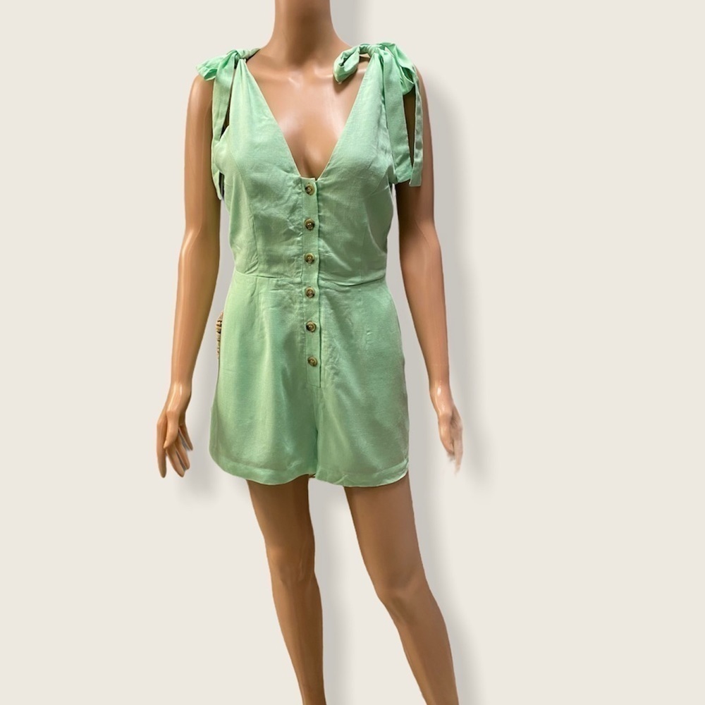 NWT Lost+Wander Sea Mist Romper